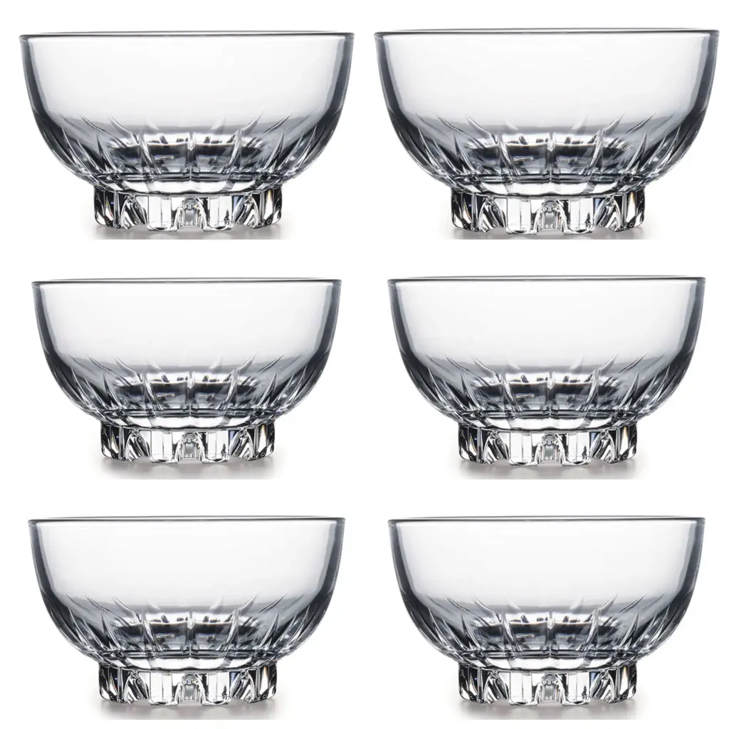 Bowl 6pc Set 270ml Glass Dessert - Mousse 530246