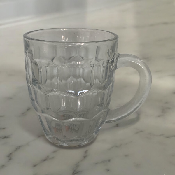 Mug 570ml Glass Hammered - JZB-300