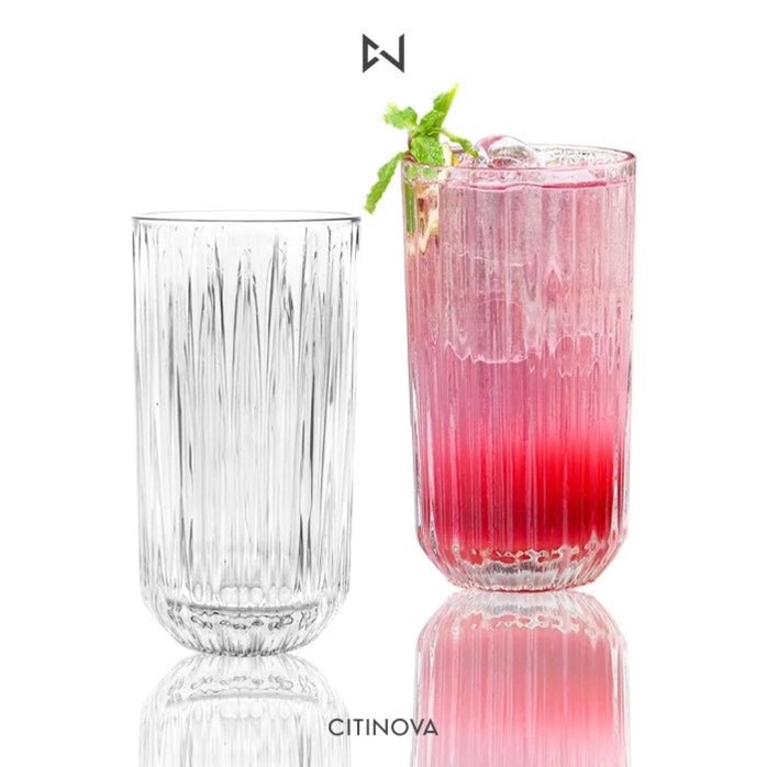 Tumbler 6pc Set 360ml Line LOV Citinova - 32002