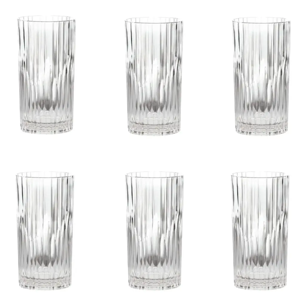 Tumbler 410ml 6pc Line Dilly Citinova 454520