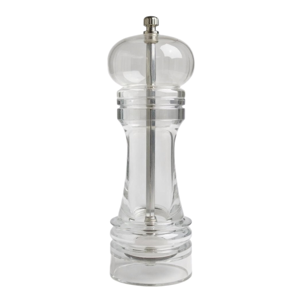 Pepper Grinder 18x6cm Clear CYQ-6003