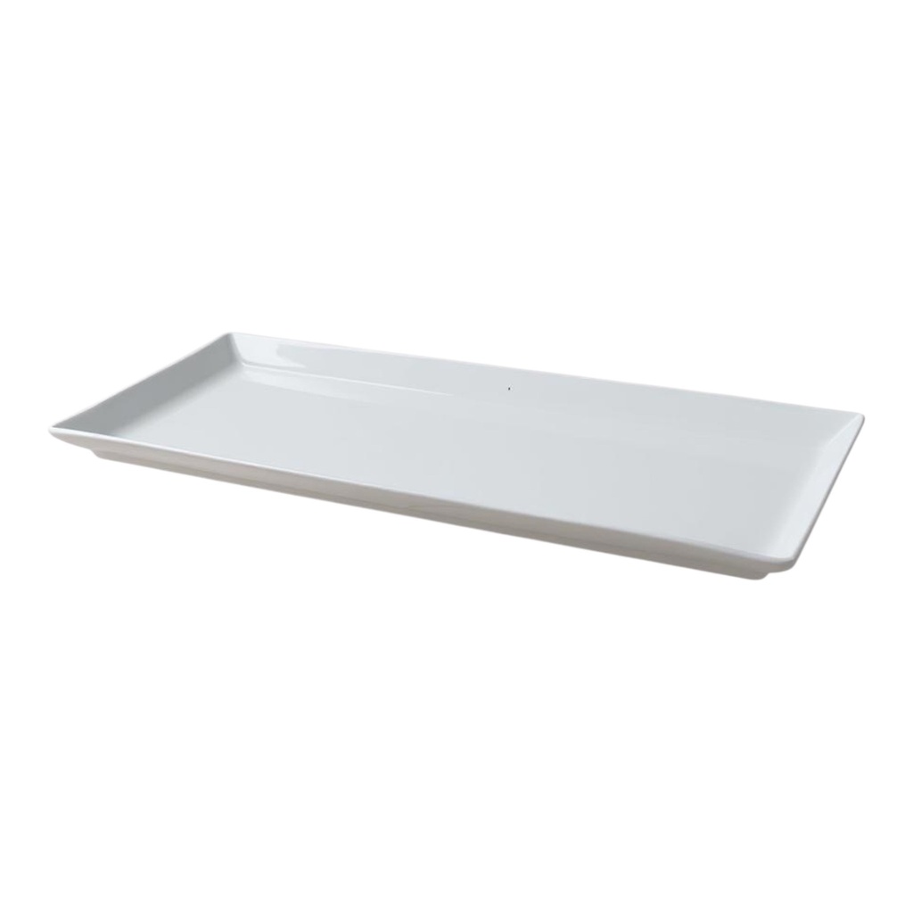 Platter 40x24cm Rectangular White - 70344