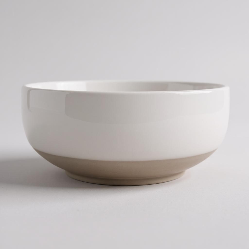 Bowl 13cm Plain Round White Cereal 70352