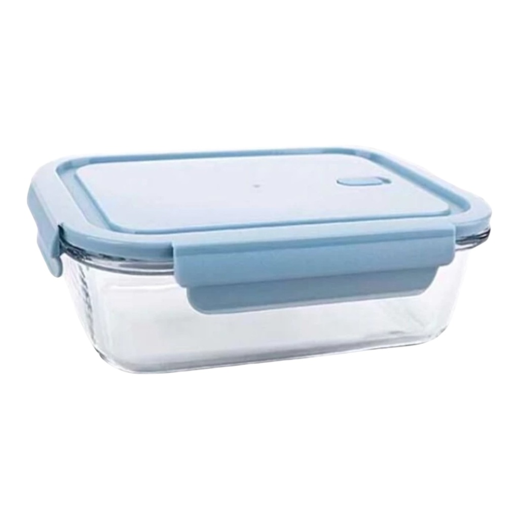 Storage Box 1000ml Rectangular Glass with Lid 70319