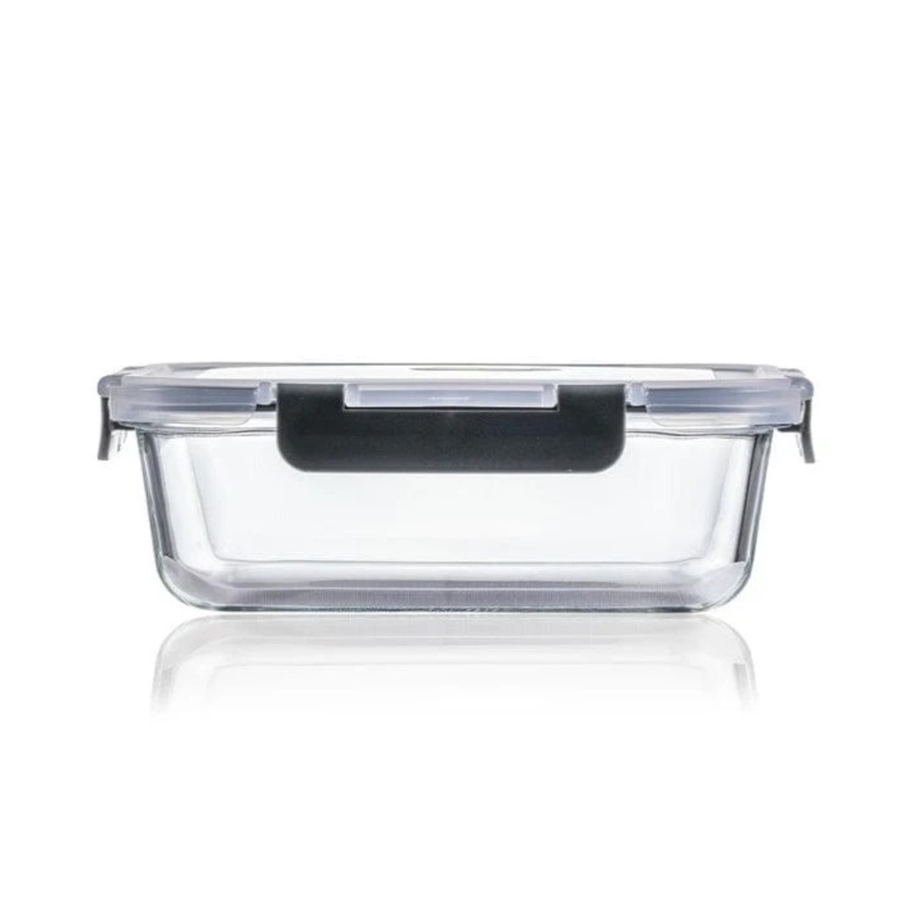 Storage Box 1500ml Rectangular Glass with Lid 70328/7104
