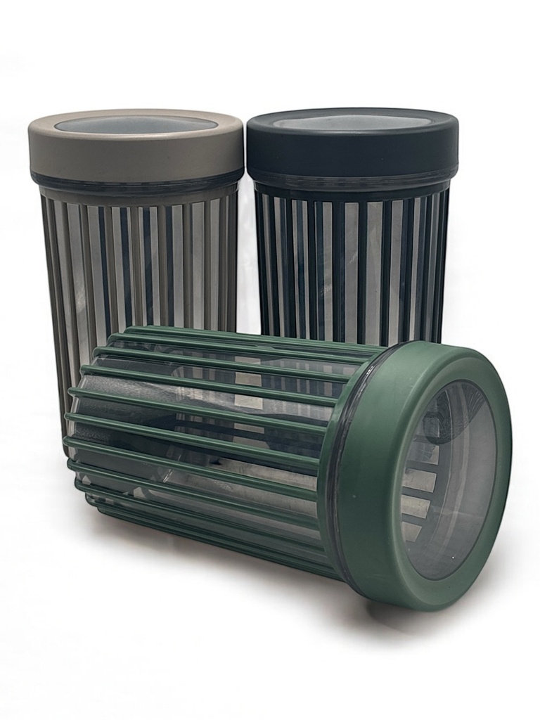 Canister Storage Box 1100ml Round Linea BNM-6973