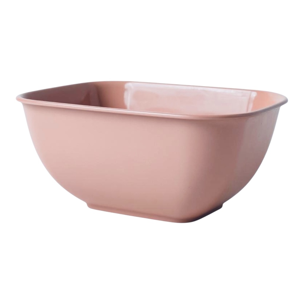 Poly Bowl 16.5x16.5cm 1.3lt Square Solid Color Plastic E-131