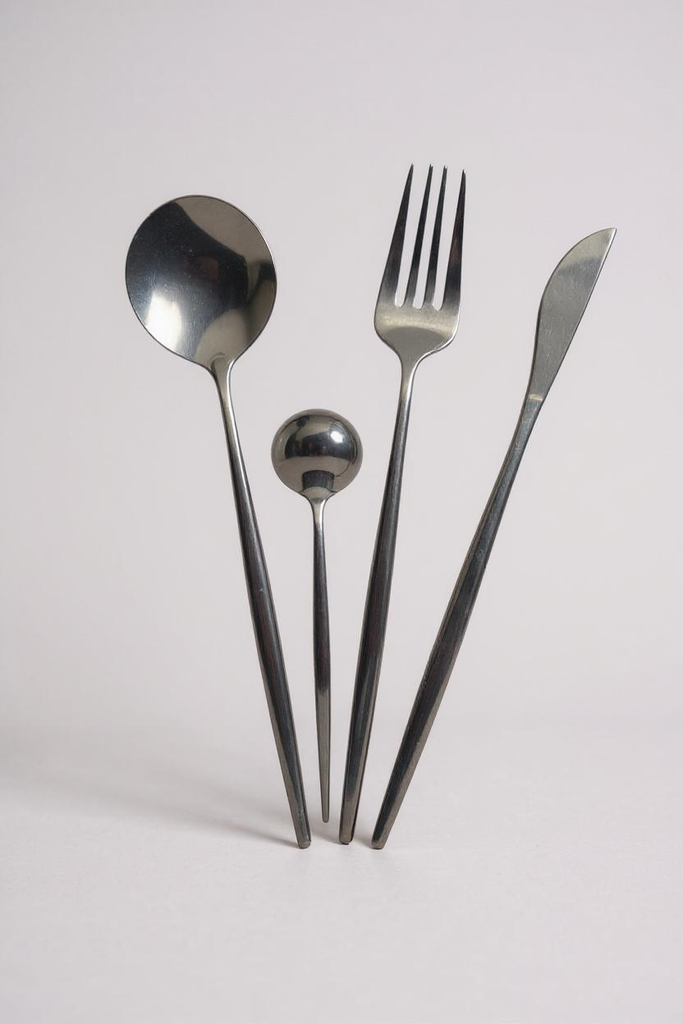 Cutlery 24pc Set Stainless Steel Slim Round Gift Box 71011