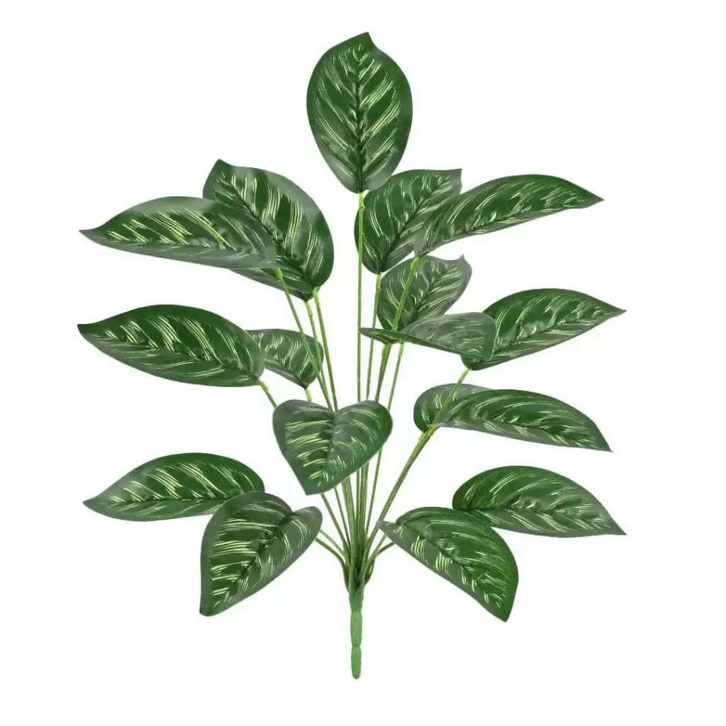 Artificial Leaf Bunch 50Cm 12 Heads Green LZ-243
