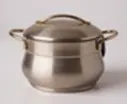 Pot 22cm Deep Bebonira Stainless Steel Tissolli