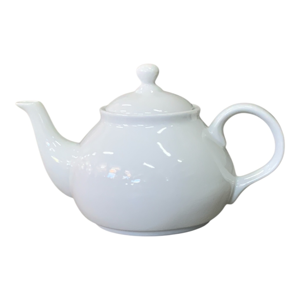 Teapot 915ml White Porcelain - KI436