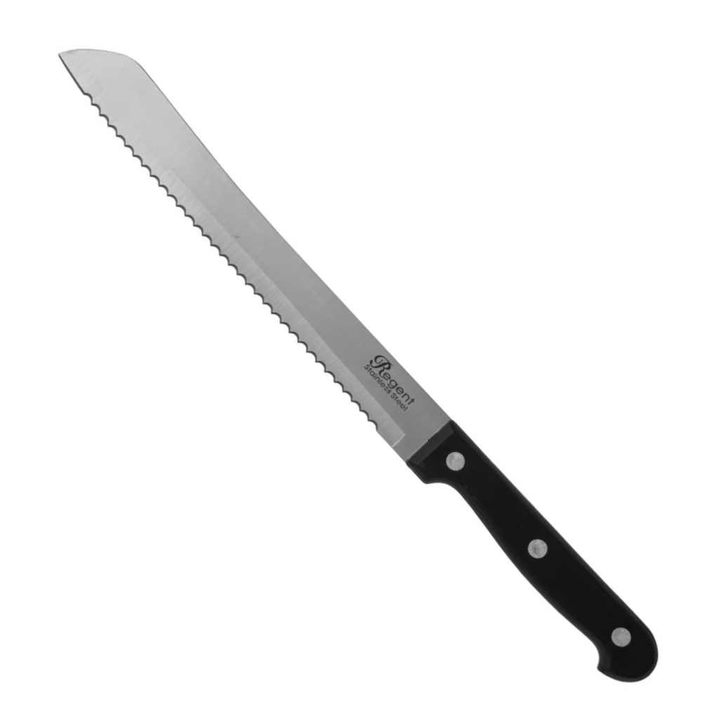 Bread Knife 195mm With Bakelite Handle & 3 Rivets - RG 21115 
