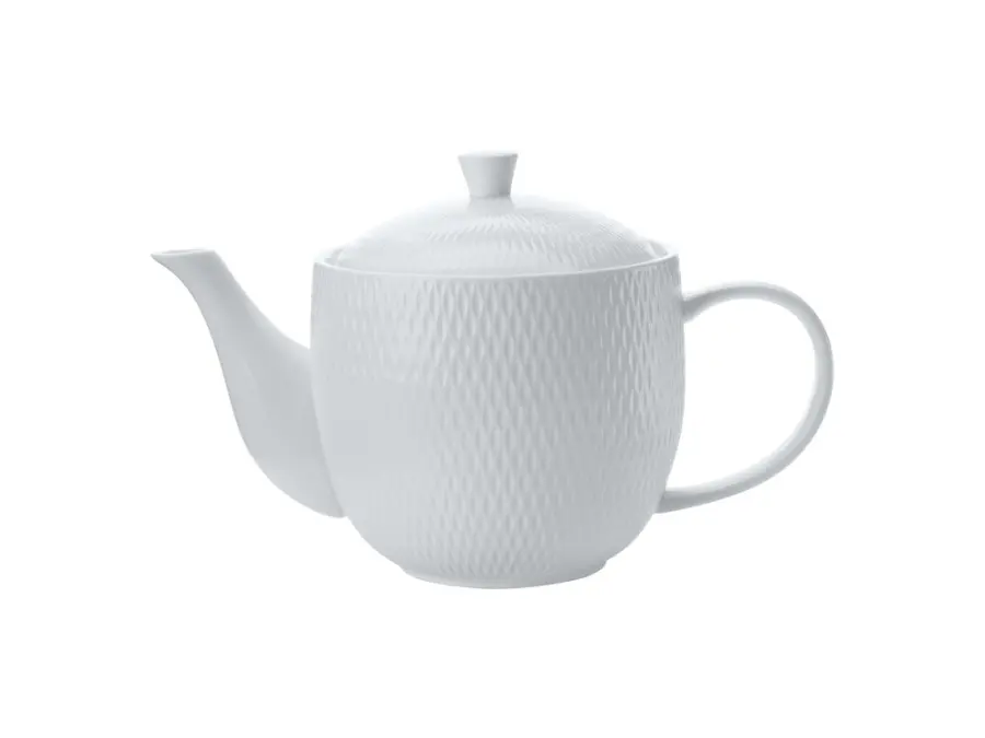 Teapot 800ml Diamonds White Basics - Maxwell & Williams DV0064