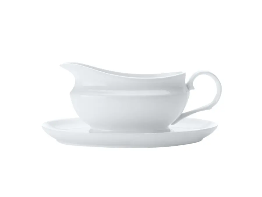 Gravy Boat & Saucer 500ml White Basics - Maxwell & Williams P0424