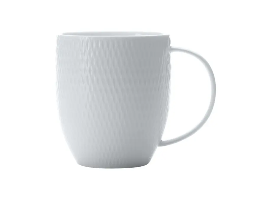 Mug 370ml Coupe Diamonds White Basics - Maxwell & Williams JX260535