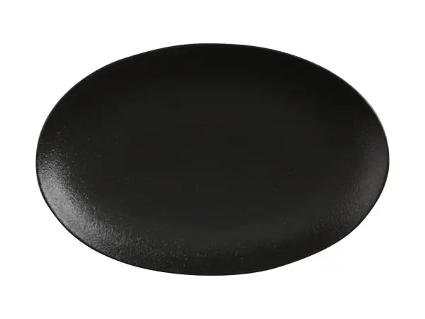Platter 25x16cm Oval Black Caviar - Maxwell & Williams AX0204