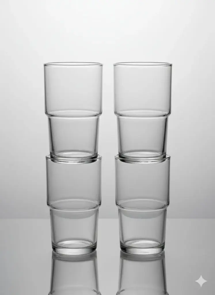 Tumbler Hiball 4pc Set 350ml Glass - Hill 420110