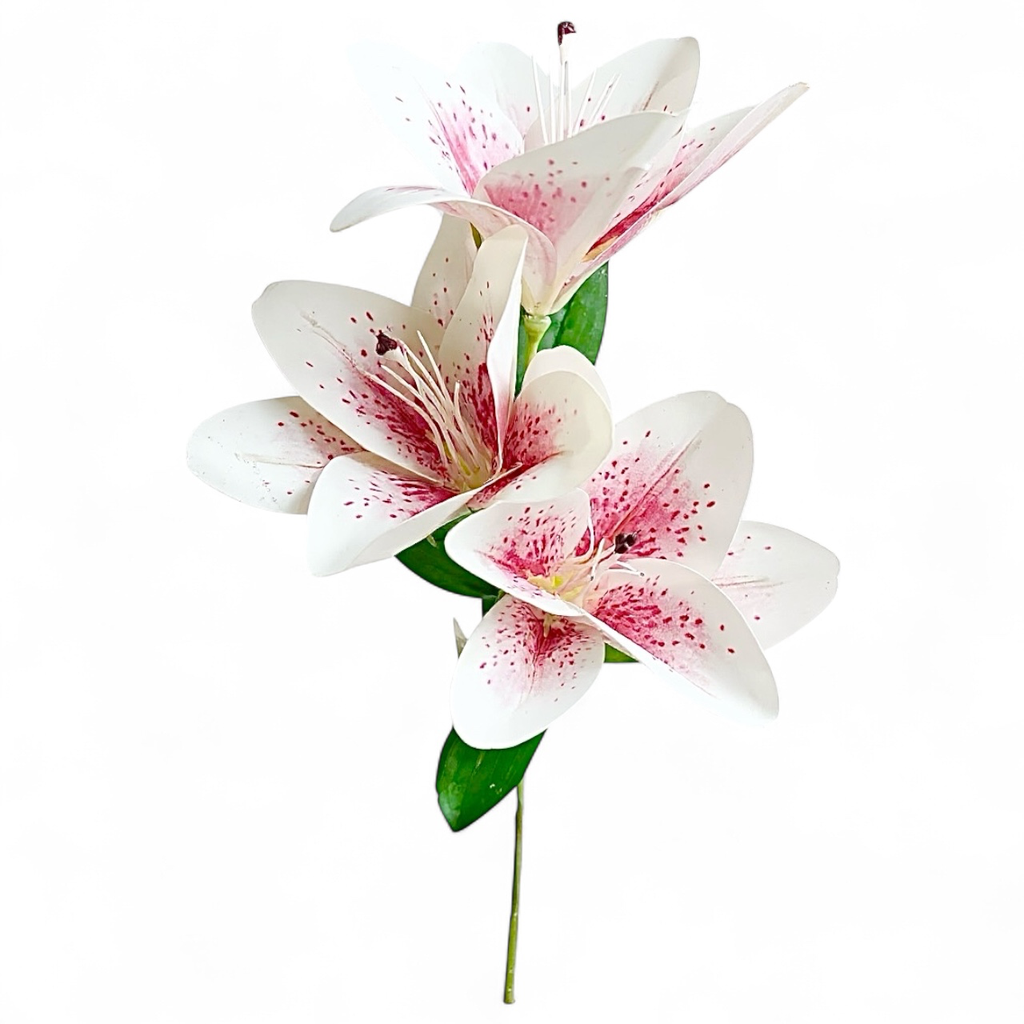 Artificial Flower 55Cm 3 Large lily H-1099