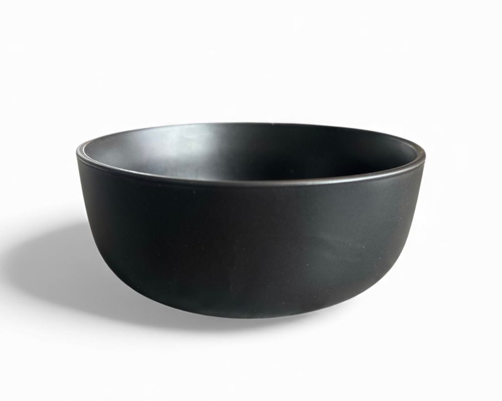 Bowl 750ml (14.5x6cm) Black Porcelain – Ironstone BW618