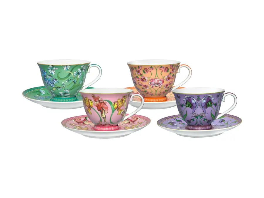 Cup & Saucer Set 8pc 230ml Mystique Estelle Michaelides - Maxwell & Williams HV0579