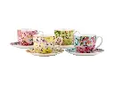Cup & Saucer 8pc Set 280ml Enchantment Estelle Michaelides - Maxwell & Williams HV0508