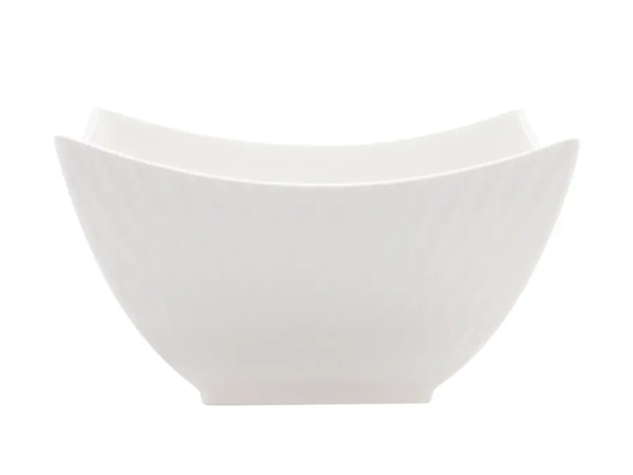 Bowl 16cm Square Diamonds White Basics - Maxwell & Williams JX260216