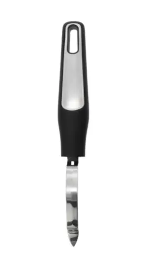 Peeler 220mm Stainless Steel With Black Handle 12630 