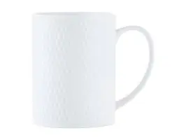 Mug 400ml Straight Diamonds White Basics - Maxwell & Williams DV0197