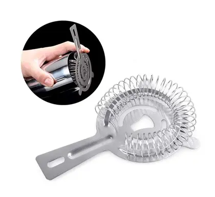 Bar Strainer 15x9cm Stainless Steel 73041