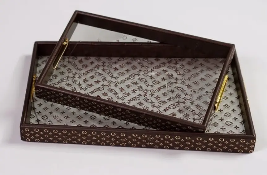 Tray Set 2pc 41x28/33x22cm Rectangular RHW-004-1