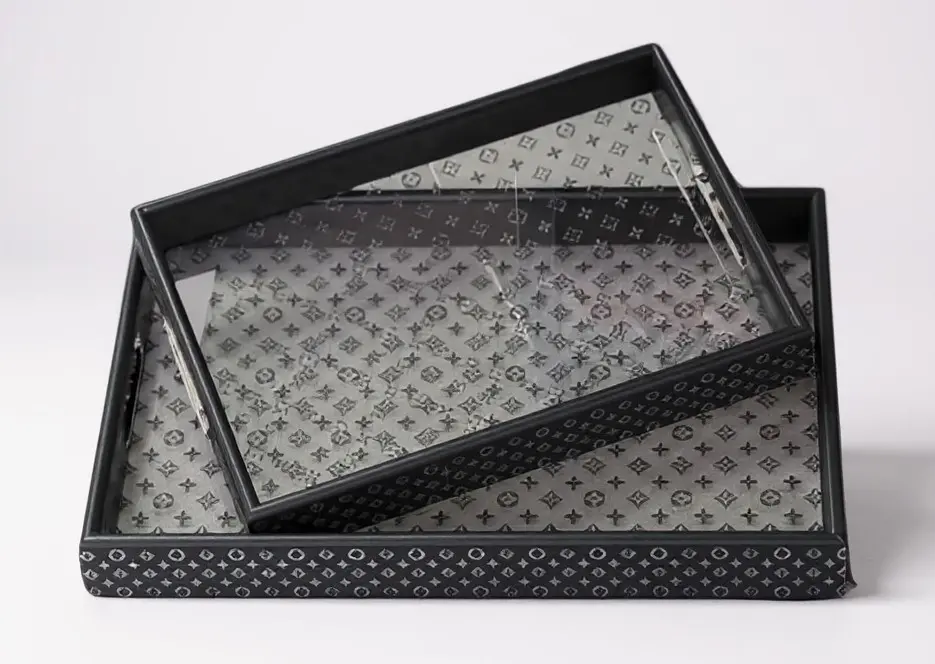 Tray Set 2pc 41x28/33x22cm Rectangular RHW-004-2