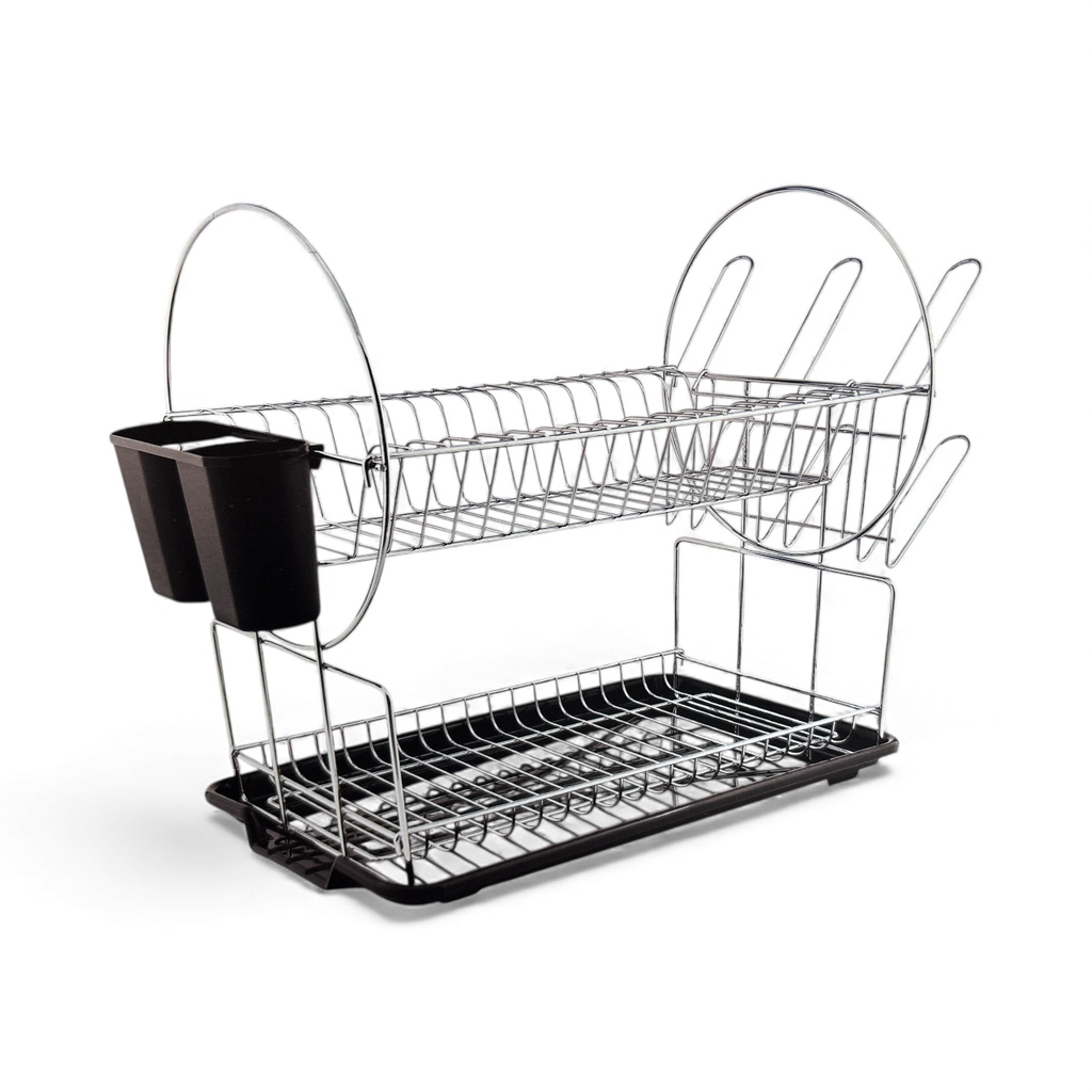 Dish Rack 2Tier Stainless Steel with Caddy HR302 