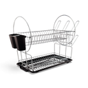 Dish Rack 2Tier Stainless Steel with Caddy HR302 