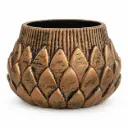 Planter AC 21cm (21x24cm) Pineapple Planter - Metallic