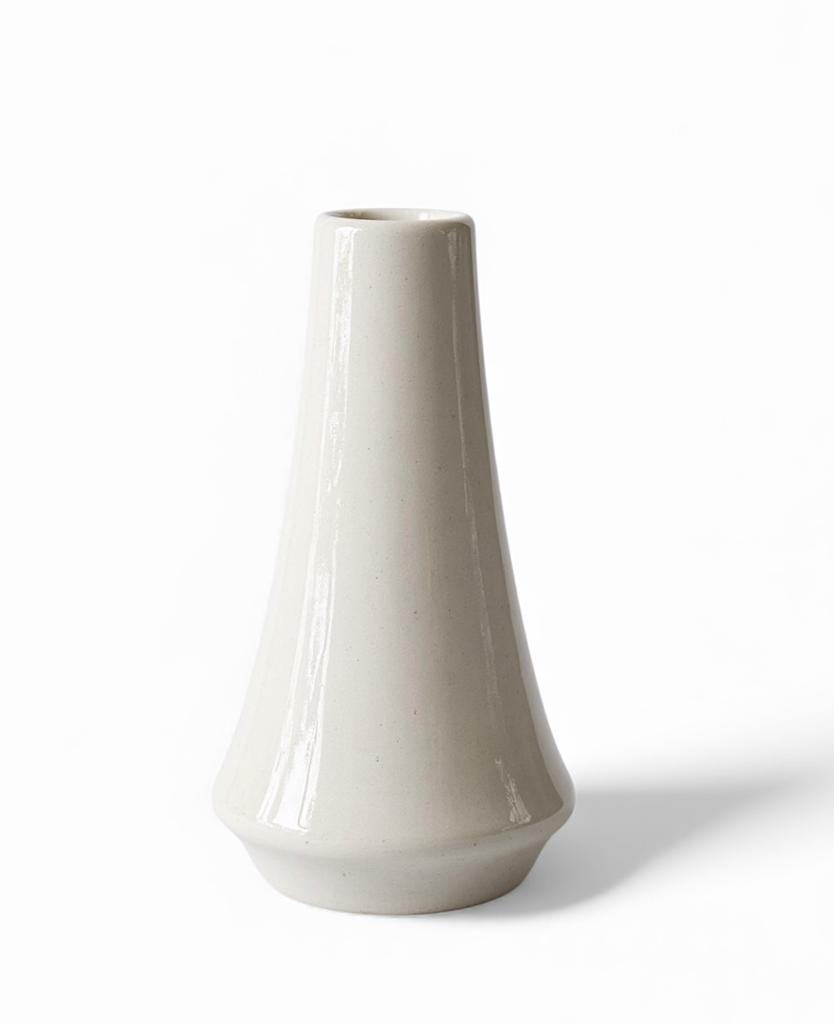 Vase 12cm Tapered Bud Vase Porcelain - Continental