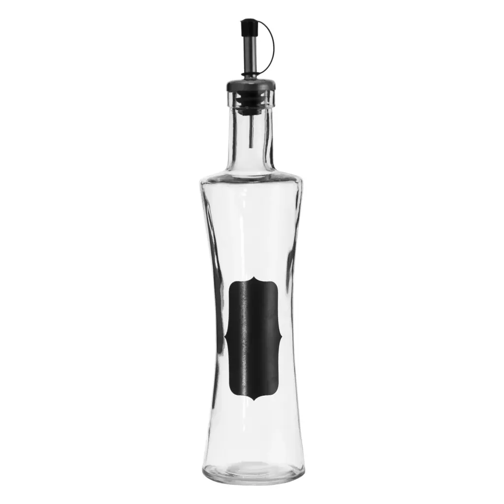 Oil/Vinegar 400ml Bottle With Notes & Pourer - 27644