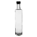 Oil/Vinegar 500ml Clear Bottle With Lid - 10424
