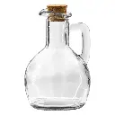 Oil/Vinegar 170ml Clear Bottle With Handle & Cork Lid - 15099