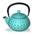 Teapot Cast Iron 500ml Tea Infuser Turquoise 21771