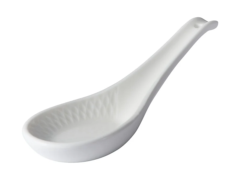Chinese Spoon 14.5x4.5cm White Basics Diamonds - Maxwell & Williams DV0257