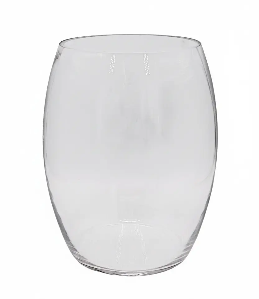 Glass Vase 16x14Cm Belly Clear VAS15YG