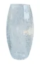 Glass Vase 30x15Cm Belly Crackle VAS195530BH