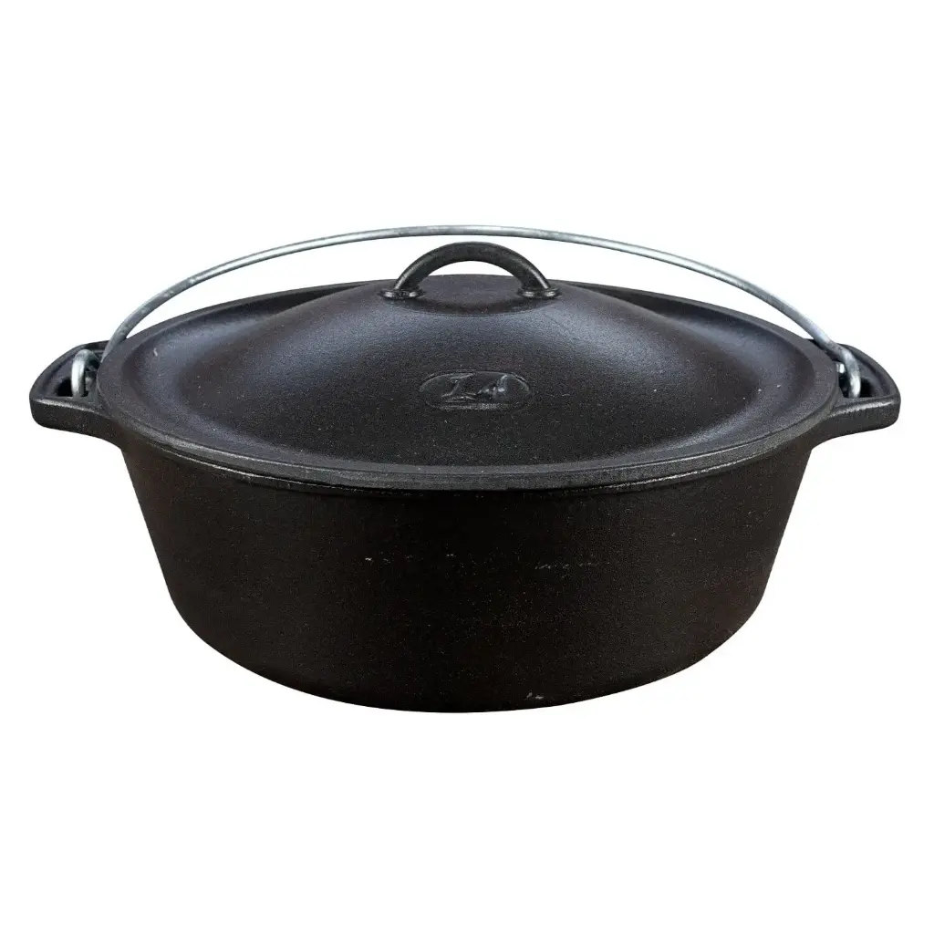 Bake Pot 35x12cm Round No.14 Cast Iron Black