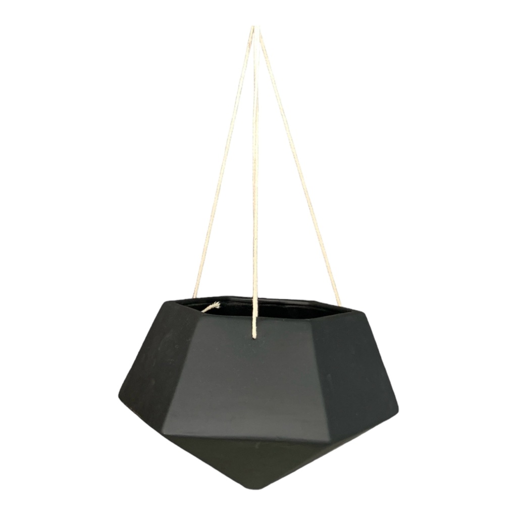 Planter AC 25cm (25x24cm) Hexagonal Hanging Planter - Base