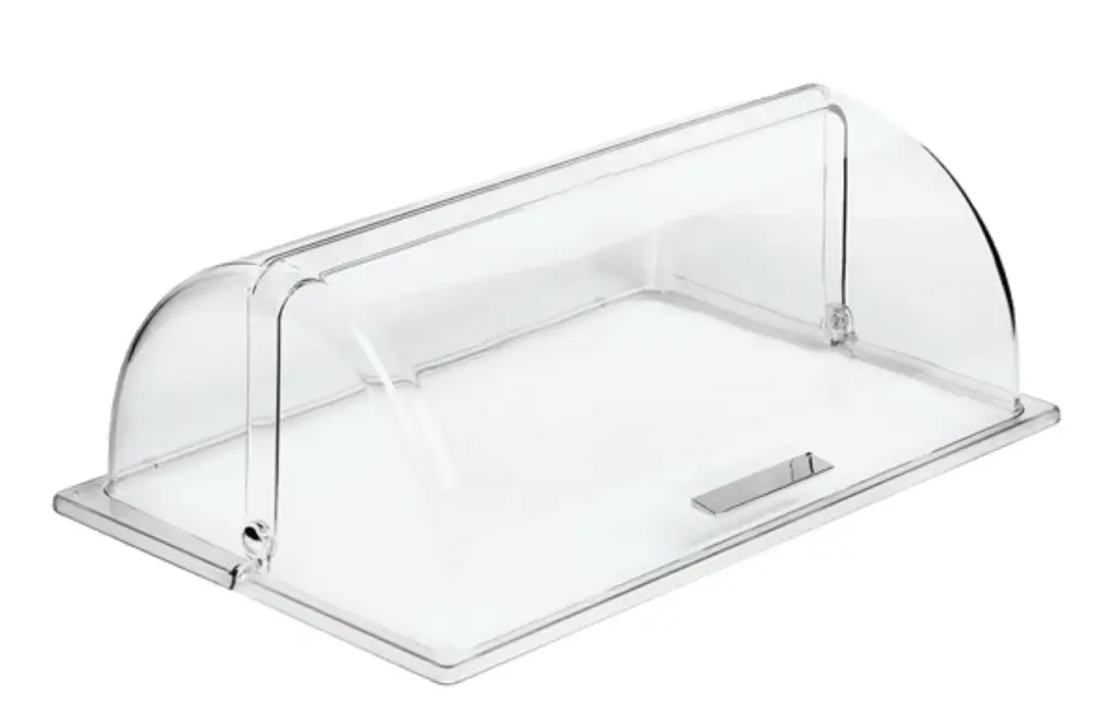Roll Top Food Cover 54x33x18cm Clear Polycarbonate P2203