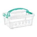 Storage Box 30x22x12cm 8lt Deep Multiuse Container Plastic With Lid E-350