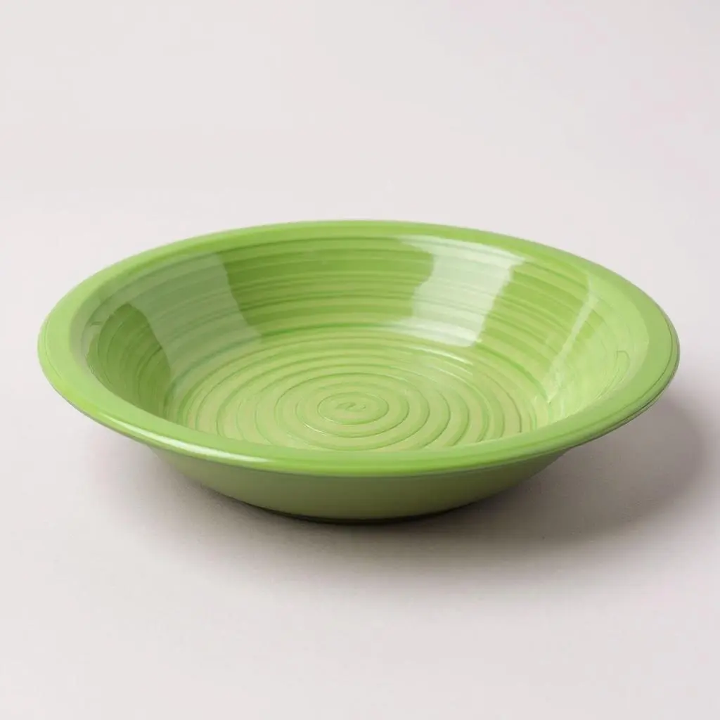 Bowl 21cm Stoneware Ass Colour