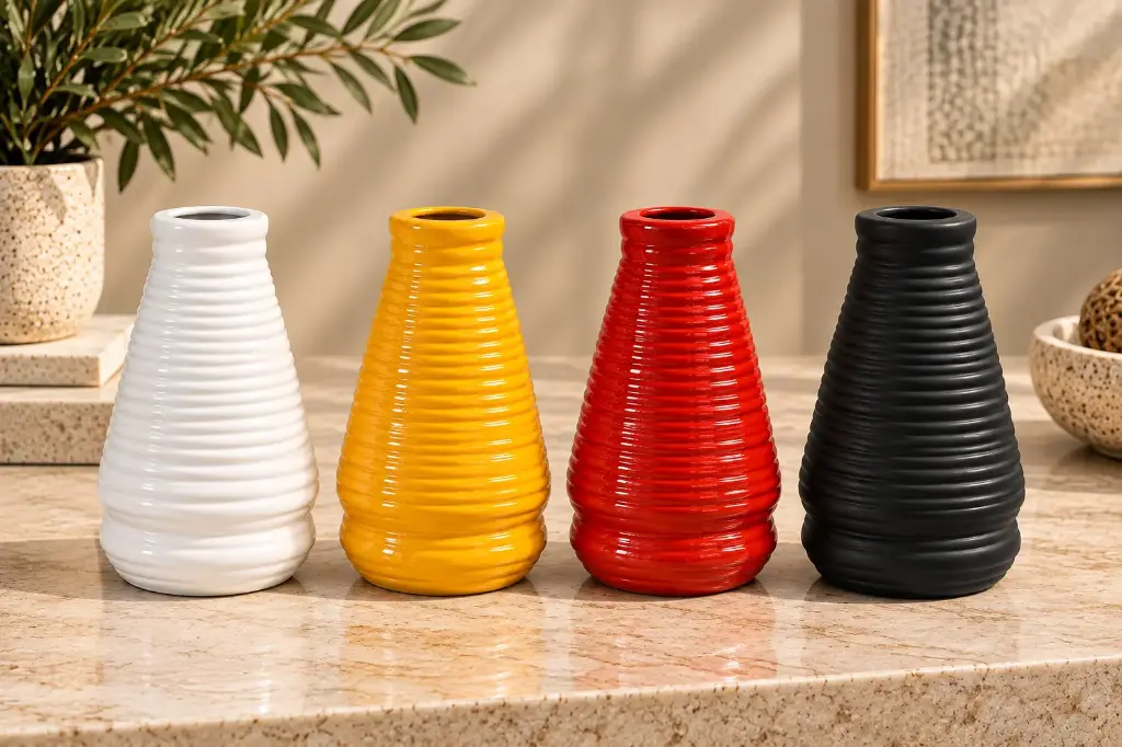 Vase AC 14cm (14x9cm) Belle Mini - Metallic