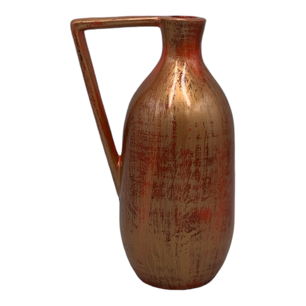 Vase AC 21cm (21x7cm) Jug Style Single Stem - Metallic