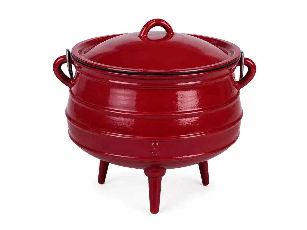 Potjie Pot 3-Leg Cast Iron Red - No.3